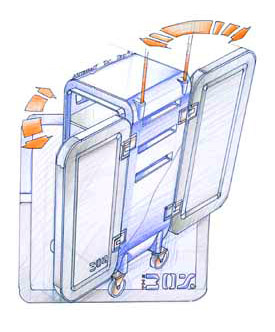 croquis de design objet par designer industriel