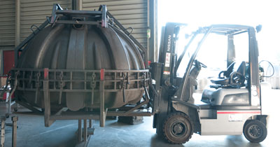 photo moule en acier pour rotomoulage technique en provenance de l'atelier de chaudronnerie spécialisé