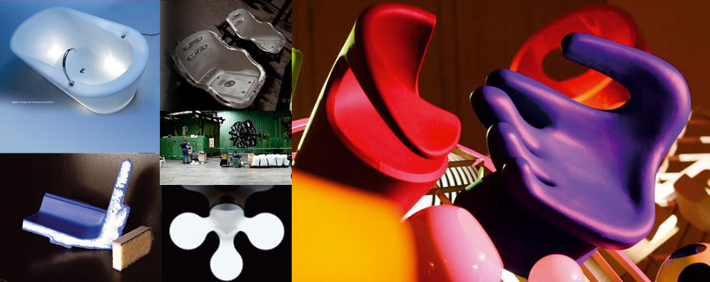 Casiers sécurisés pour lieux, espaces publics réalisés par rotomoulage&nbsp; polyéthylène teinté masse ;couleurs personnalisables. Mairie de Cannes.